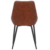 Rowland &amp; Archibald Daimyo Faux Leather Dining Chairs