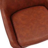 Rowland &amp; Archibald Daimyo Faux Leather Dining Chairs