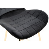 Rowland &amp; Archibald 62cm Landry Velvet Bar Stools