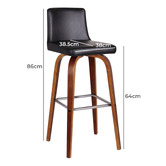 Rowland &amp; Archibald Ziggy Faux Leather Barstools