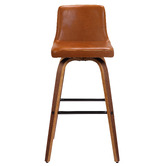Rowland &amp; Archibald Marselle Faux Leather Barstools