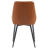 Rowland &amp; Archibald Daimyo Faux Leather Dining Chairs