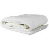 Onkaparinga Moss Weave Cotton Bassinet Blanket
