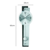AMS 65cm Modern Pendulum Wall Clock