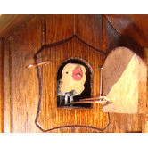 Engstler Horses And Logs Cuckoo Clock