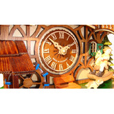Engstler Quartz Musical Cuckoo Clock With Girl On Rocking Horse
