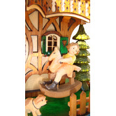 Engstler Quartz Musical Cuckoo Clock With Girl On Rocking Horse
