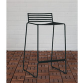 Oslo Home Black Club Metal Counter Stool