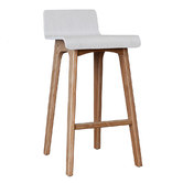 Oslo Home 65cm Ede Plywood Low Back Barstool