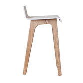 Oslo Home 65cm Ede Plywood Low Back Barstool