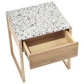 Oslo Home Tarquin Terrazzo Bedside Table