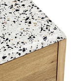 Oslo Home Tarquin Terrazzo Bedside Table