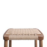 Oslo Home 65cm Myah Oak Wood &amp; Cane Barstool