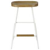 Oslo Home 68cm Hensvik Elm Wood Barstool