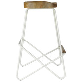 Oslo Home 68cm Hensvik Elm Wood Barstool