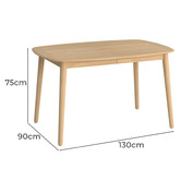 Oslo Home Jared Extendable Dining Table