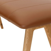 Oslo Home Aina Leather Bench