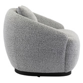 Oslo Home Alexei Boucle Swivel Armchair