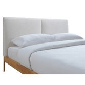 Oslo Home Beige Alleyn Upholstered Bed