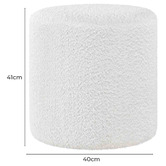 Oslo Home Eleanor Boucle Ottoman