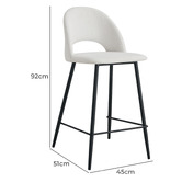 Oslo Home 65cm Leigh Barstools