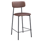 Oslo Home 66cm Eunice Faux Leather Barstools