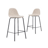 Oslo Home 65cm Claire Boucle Barstools