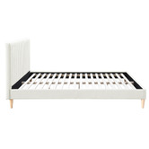 Oslo Home Cream Beatrice Upholstered Bed Frame