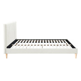 Oslo Home Cream Beatrice Upholstered Bed Frame