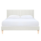 Oslo Home Cream Beatrice Upholstered Bed Frame