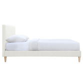 Oslo Home Cream Beatrice Upholstered Bed Frame
