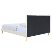 Oslo Home Cream Beatrice Upholstered Bed Frame