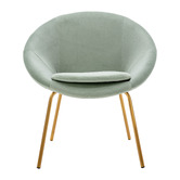 Oslo Home Zaire Velvet Accent Chair