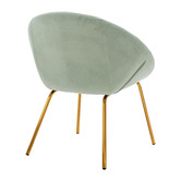 Oslo Home Zaire Velvet Accent Chair