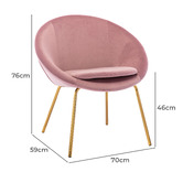 Oslo Home Zaire Velvet Accent Chair
