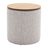 Oslo Home Leor 40.5cm Storage Ottoman