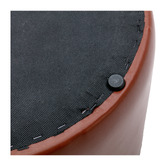 Oslo Home Chasin Leatherette Ottoman