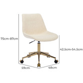Oslo Home Agatha Office Chair