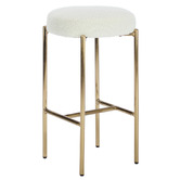 Oslo Home 66cm Virginia Boucle Bar Stool