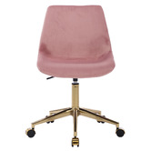 Oslo Home Agatha Velvet Office Chair