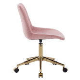 Oslo Home Agatha Velvet Office Chair