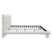 Oslo Home Eve Boucle Queen Platform Bed
