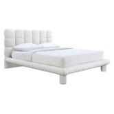 Oslo Home Eve Boucle Queen Platform Bed