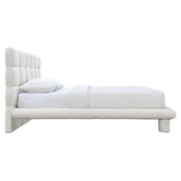 Oslo Home Eve Boucle Queen Platform Bed