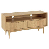 Oslo Home Rory Oak Wood Entertainment Unit