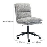 Oslo Home Mason Boucle Office Chair