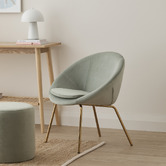 Oslo Home Zaire Velvet Accent Chair