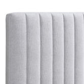 Oslo Home Grey Beatrice Upholstered Bed Frame