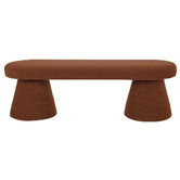 Oslo Home Karsh Boucle Ottoman Bench