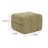 Oslo Home Zaida Boucle Ottoman